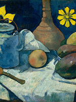 Still Life with Teapot and Fruit - Paul Gauguin