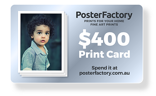 PosterFactory $400 Print Card