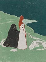 Two Women on the Shore - Edvard Munch