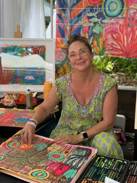 Yvette at Eumundi market